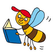 Bijtje Zoem leert ons lezen.